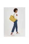 Longchamp Le Pliage Green L Tote Bag Recycled Canvas Corn Women