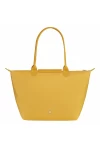 Longchamp Le Pliage Green L Tote Bag Recycled Canvas Corn Women