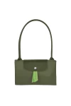 Longchamp Le Pliage Green L Tote Bag Recycled Canvas Forest Women