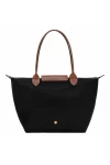 Longchamp Le Pliage Original M Tote Bag Recycled Canvas Black Women