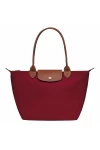 Longchamp Le Pliage Original M Tote Bag Recycled Canvas Red Women