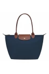 Longchamp Le Pliage Original M Tote Bag Recycled Canvas Navy Women