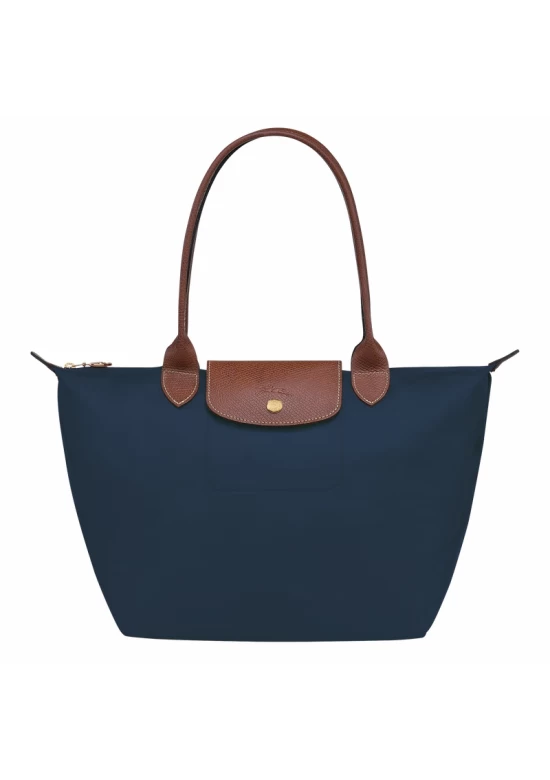 Longchamp Le Pliage Original M Tote Bag Recycled Canvas Navy Women