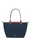 Longchamp Le Pliage Original M Tote Bag Recycled Canvas Navy Women