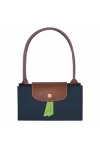 Longchamp Le Pliage Original M Tote Bag Recycled Canvas Navy Women