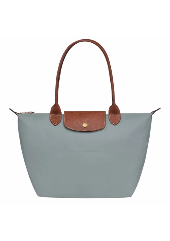 Longchamp Le Pliage Original M Tote Bag Recycled Canvas Steel Women