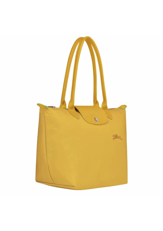 Longchamp Le Pliage Green M Tote Bag Recycled Canvas Corn Women