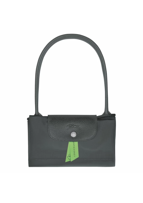 Longchamp Le Pliage Green M Tote Bag Recycled Canvas Graphite Women