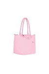 Longchamp Le Pliage Green M Tote Bag Recycled Canvas Pink Women