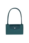 Longchamp Le Pliage Green M Tote Bag Recycled Canvas Peacock Women