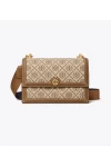 Tory Burch Small T Monogram Shoulder Bag Hazelnut Women