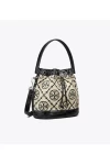 Tory Burch T Monogram Bouclé Bucket Bag Black Women