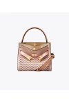 Tory Burch Lee Radziwill Mini Double Bag Tuscan Powder Women