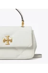 Tory Burch Kira Diamond Quilt Top-Handle Cirrus Cloud Women