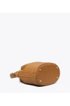 Tory Burch Leather Bucket Bag Moose Brown Women