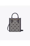 Tory Burch Mini T Monogram Tote Navy Women