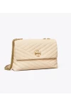 Tory Burch Kira Chevron Convertible Shoulder Bag Cream Women